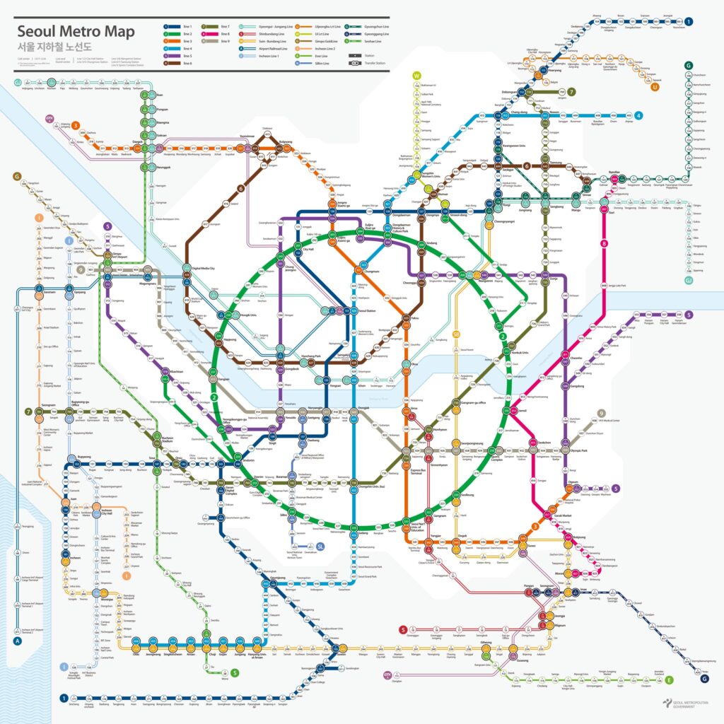 seoul metro map
